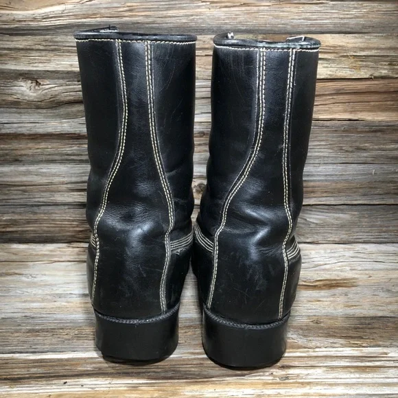 Danner? Matterhorn? Thinsulate Black Leather Steel Toe Military Boots Men US 10 - Picture 8 of 11